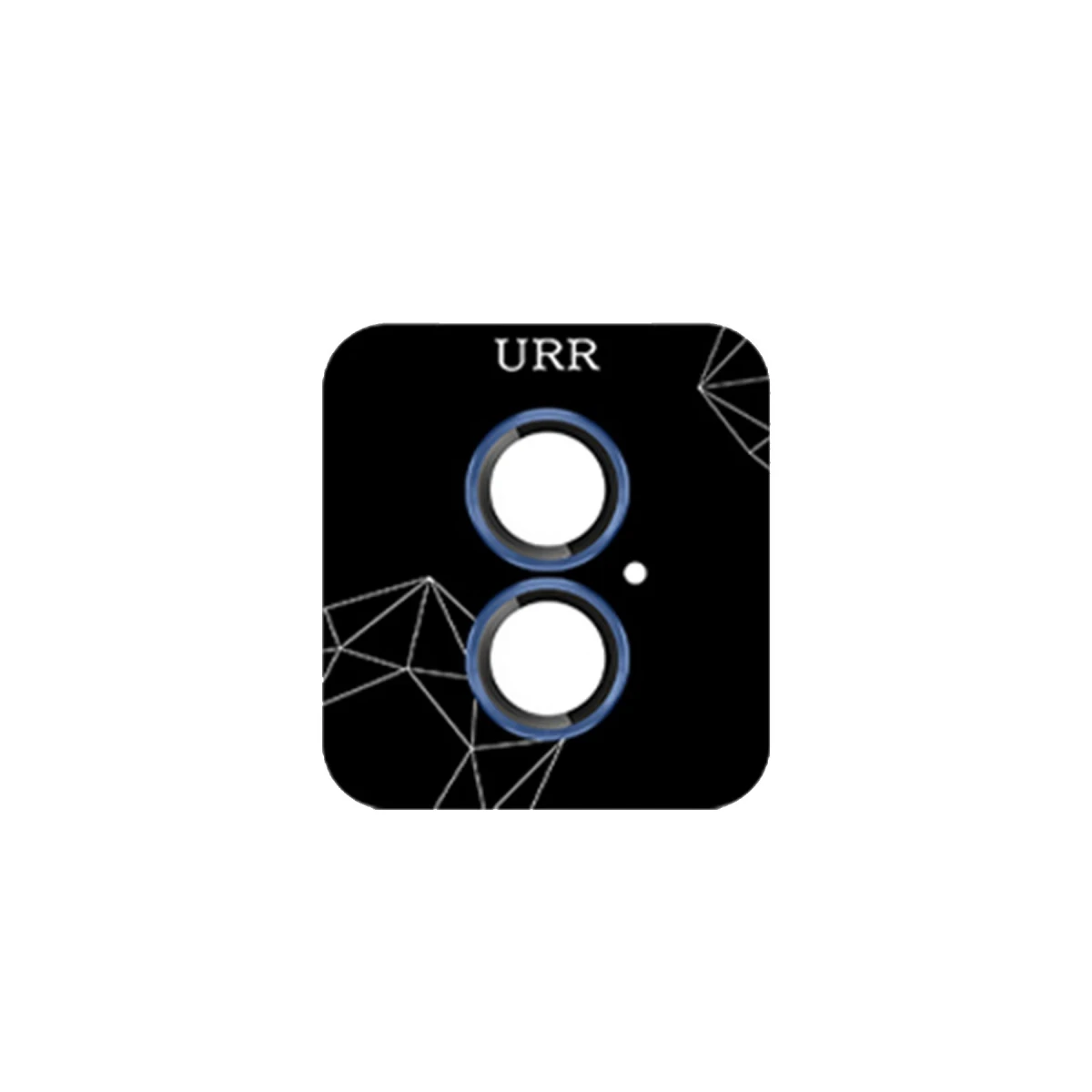 URR Apple iPhone 16 Titanium Alloy AR Kamera Lens Koruyucu - Mavi